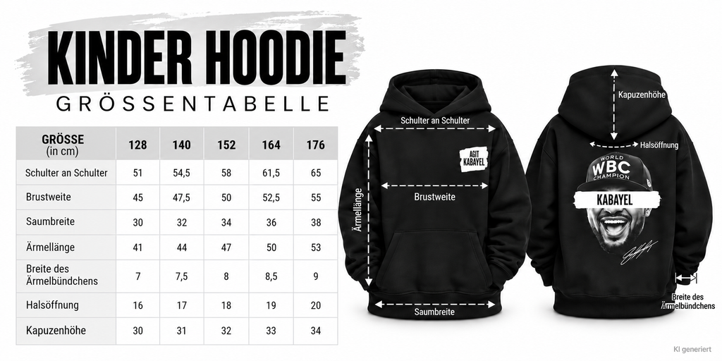 Kinder Hoodie Black