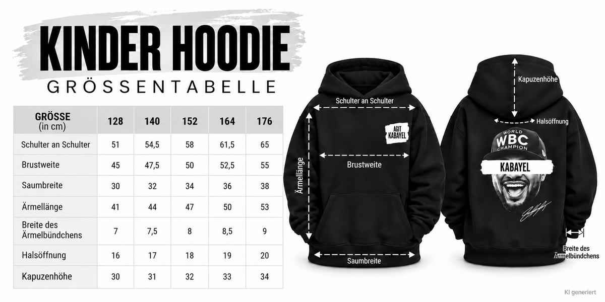 Kinder Hoodie Black